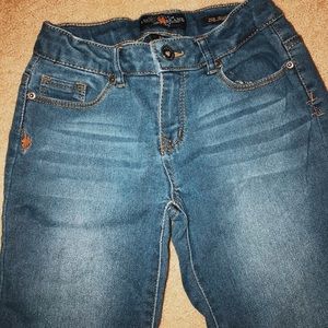 girls lucky brand non destroyed skinnies